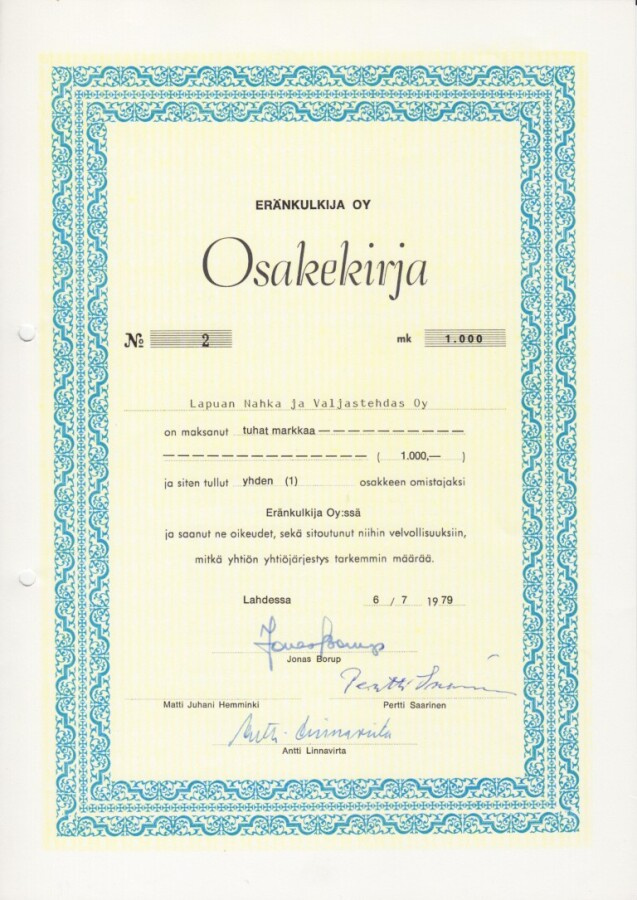 OKK 1979 Eränkulkija Oy, Lahti