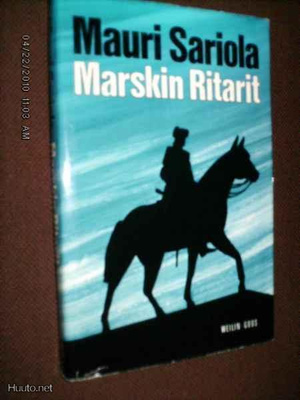 Sariola : Marskin ritarit ( 5p.1977 ) kansipaperi! ! Sis.pk
