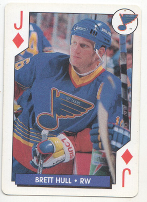 95-96 NHL Hockey aces kortti  Brett Hull