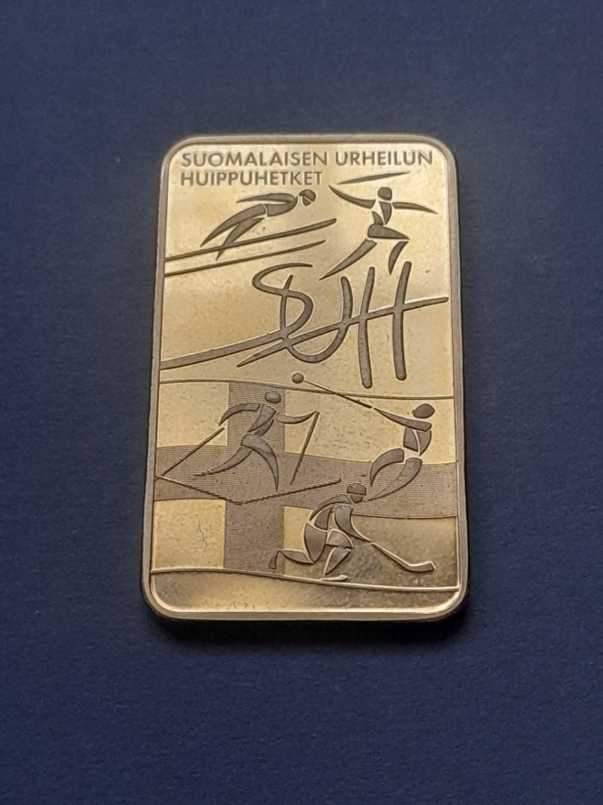 Suomalaisen Urheilun Huippuhetket, 29mm×50mm