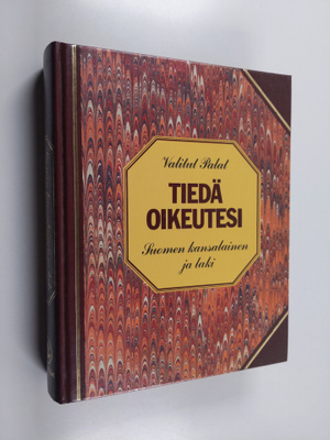 Kai Korte ym. : Tiedä oikeutesi : Suomen kansalainen ja laki