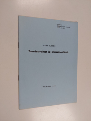 Curt Olsson : Tuomioistuimet ja elinkeinoelämä