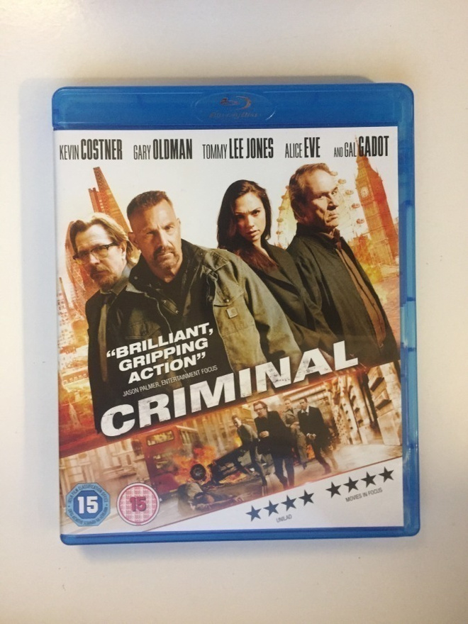 Criminal [Blu-ray] 2016] Kevin Costner, Tommy Lee Jones