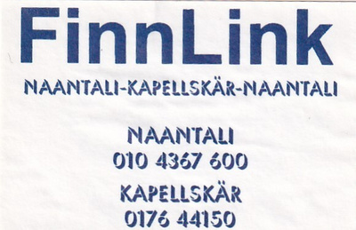 Naantali. FinnLink , Kapellskär,  s87