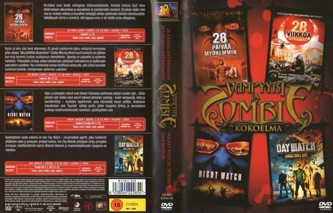 vampyyri ja zombie kokoelma (4 dvd (20070)