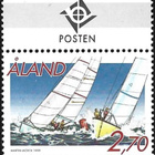 Ål 1999 Matchrace sailing 2,70 mk välilöpar logo ** LaPe 158 - pikkukuva 1