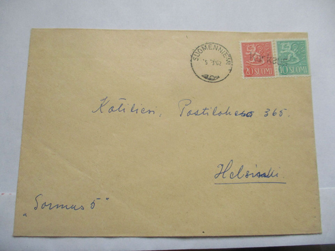 1962 Karkaus rivil + Suomenniemi