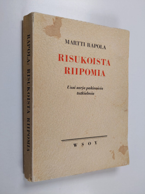 Martti Rapola : Risukoista riipomia