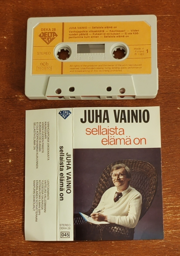 Juha Vainio Sellaista Elämä On c-kasetti