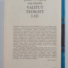 Johann Wolfgang von Goethe : Valitut teokset 1-3 - pikkukuva 2