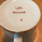 Tee- tai kahvimukeja 2kpl (erilaisia), kullattu reunus - pikkukuva 3