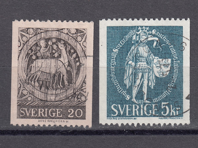 Ruotsi 1970 Fa 684 ja 690 Pyhä Stefanos ja Sinetti