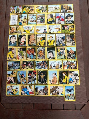 Tex Willer Panini sarjan tarrat 0,75 kpl