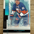 2014-15 UD Premier Platinum Blue Auto John Tavares 1/1 - pikkukuva 1