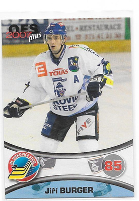 2006-07 OFS Plus #45 Jiri Burger Vitkovice ex- Espoo Blues
