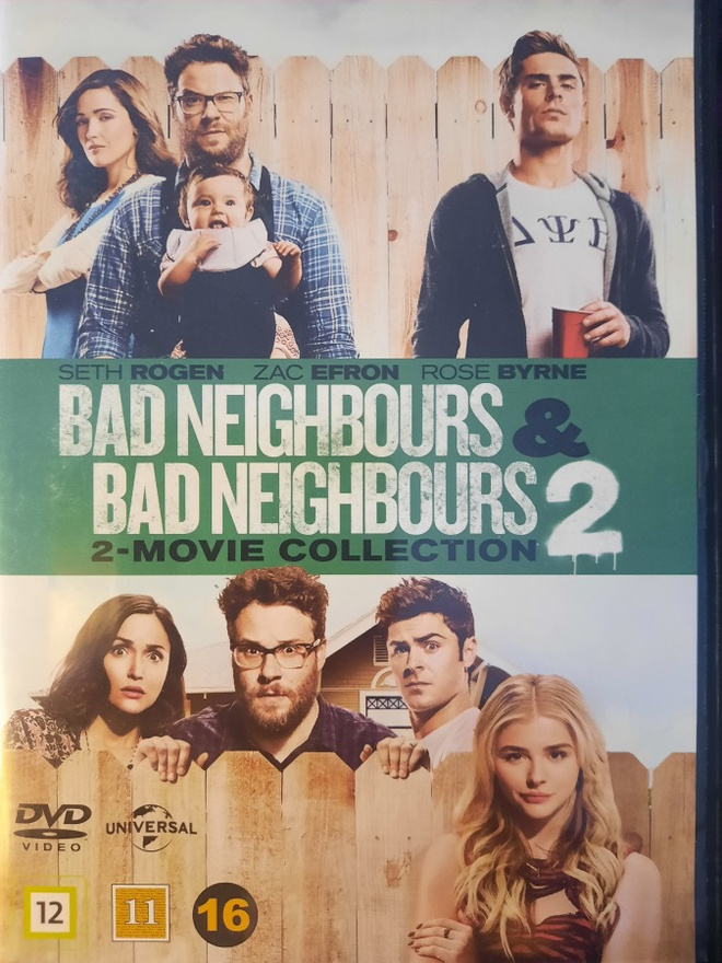 NAAPURIT 1&2 / BAD NEIGHTBOURS & BAD NEIGHTBOURS 2 DVD