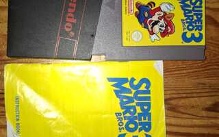 Nes-peli Super Mario Bros. 3 NES-UM-SCN
