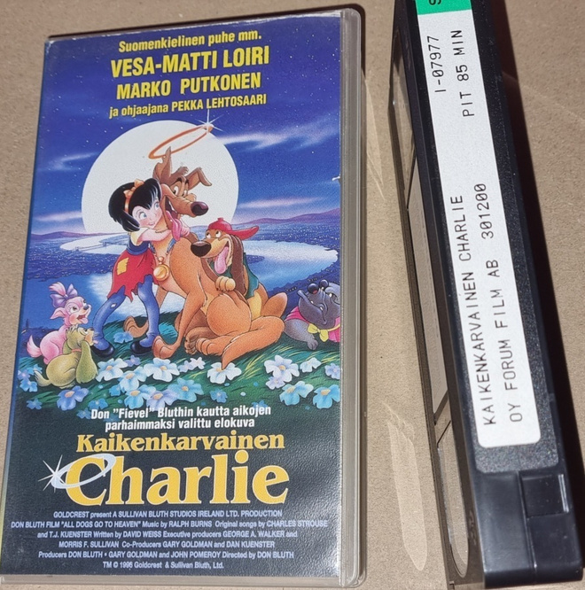 VHS Kaikenkarvainen Charlie FI Loiri