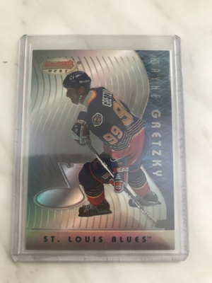 1995-96 Bowman Refractor Bowman's Best Wayne Gretzky #BB5