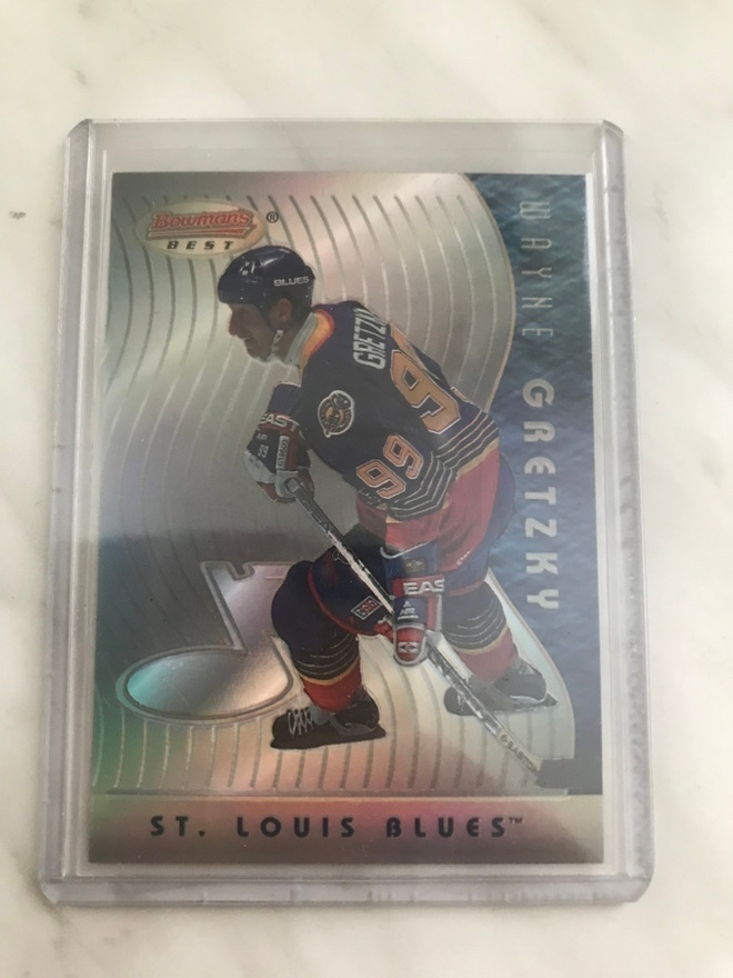 1995-96 Bowman Refractor Bowman's Best Wayne Gretzky #BB5