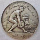 Palkinto Mitali Pyrintö Tampere 1896 Aitajuoksu 1911 Hopeaa - pikkukuva 1