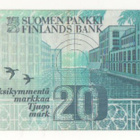 20 markkaa 1993 Litt. A sarja 222 - pikkukuva 2