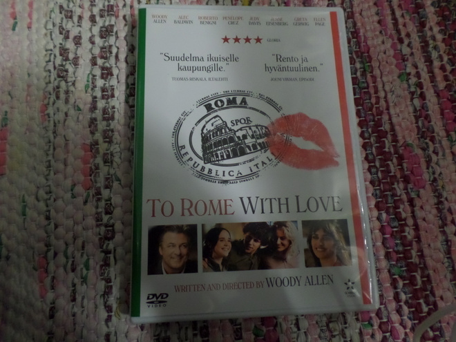 To Rome with Love dvd%