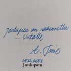 Timo Mattila : Joulupuu (signeerattu, tekijän omiste) - pikkukuva 3