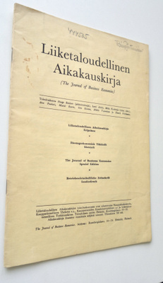 Huugo (toim.) Raninen : Liiketaloudellinen aikakauskirja ...
