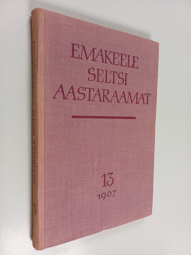Emakeele seltsi aastaraamat 13