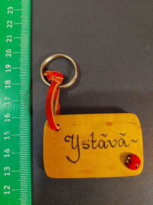 Matkamuisto avaimenperä ystävä leppäkerttu