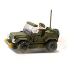 Sluban Army M38-B0296 Jeep, 121 palikkaa, 1 hahmo *UUSI* - pikkukuva 2