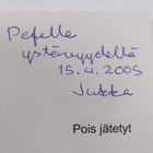 Pois jätetyt : runoantologia (signeerattu) - pikkukuva 3