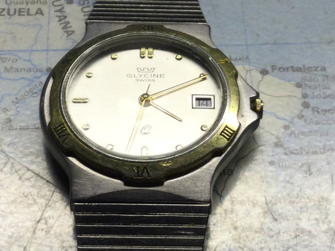 GLYCINE swiss made ”huippumuotoilulla” ks.kuvat