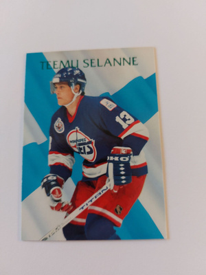 1992-93 Parkhurst Emerald Ice #217 Teemu Selänne IRS