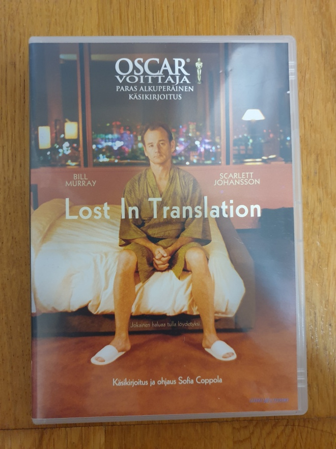 (suomijulkaisu) Lost in Translation (Bill Murray)