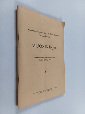 Amerikan Suomal. Ev. Lut. Kirkkokunnan Suomi-Synodin vuos...