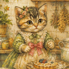 Kissa on leiponut piirakan - pikkukuva 1