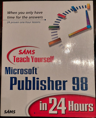 Microsoft Publisher 98 ohjelmisto CD-ROM +Teach yourself Pub