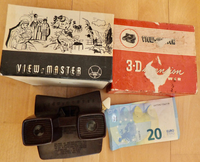 VANHA Katselulaite View-Master Viewmaster Belgia Alkup.Rasia