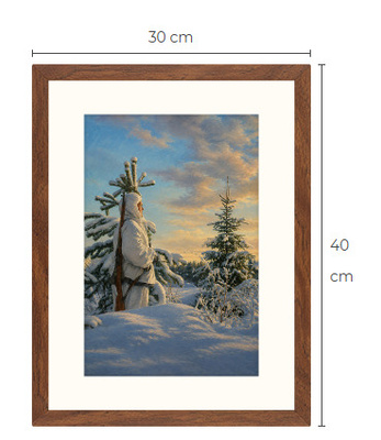 Uusi Sotilas vartiossa art print kehystetty 30 cm x 40 cm