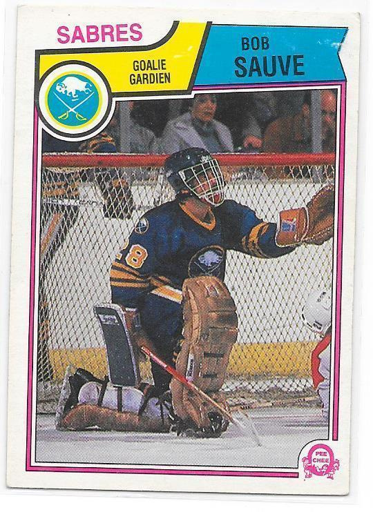 1983-84 OPC #71 Bob Sauve Buffalo Sabres MV