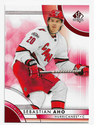 2023-24 SP Authentic Red Limited #20 Sebastian Aho