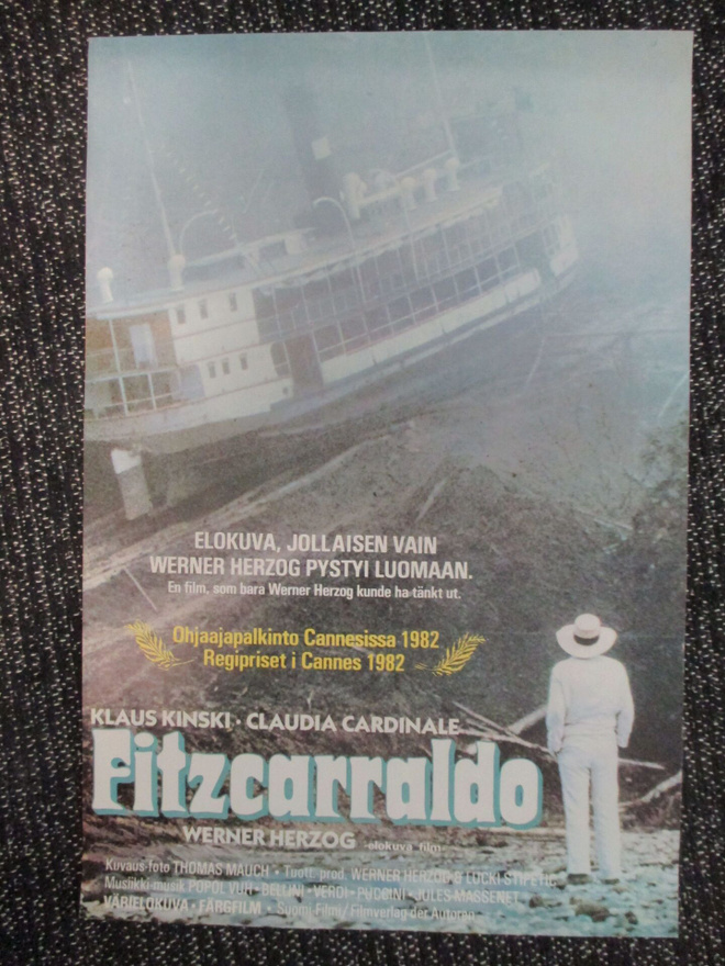 Fitzcarraldo (Werner Herzog, 1982) - vanha elokuvajuliste