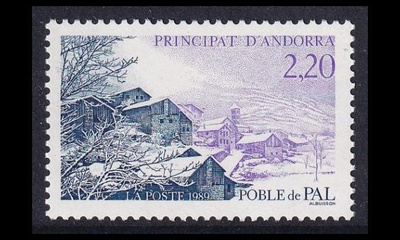 Andorra Fr 398 ** Turismi (1989)
