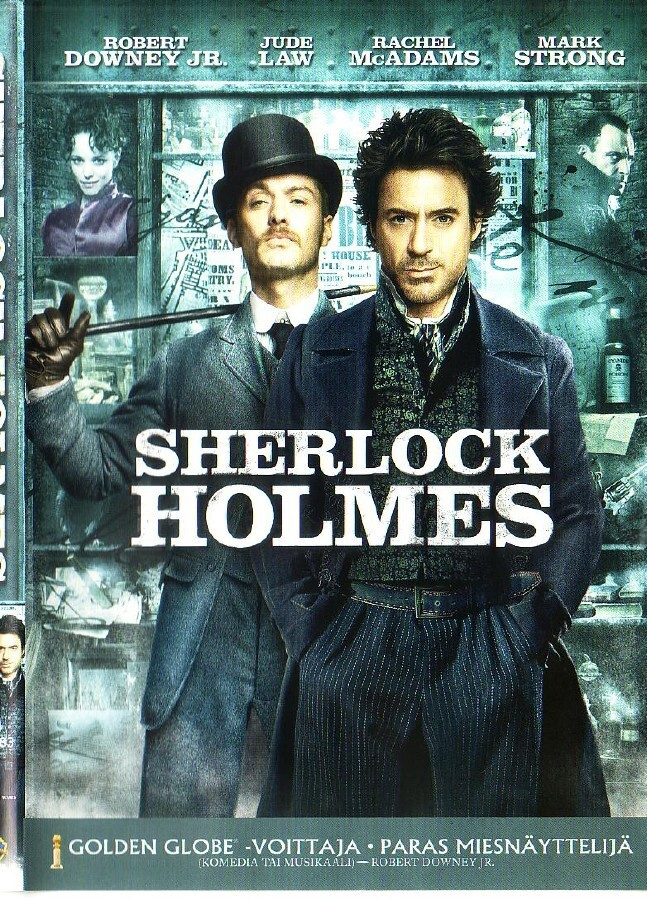 dvd, Sherlock Holmes (Jude Law, Mark Strong, Robert Downey J