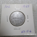 1 mk 1865  hopeaa kulkenut  kl 5-6 , - pikkukuva 5