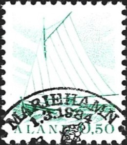 Åland 1984 Yleismerkit 0,50 mk EP leima Lape 002 LOISTO
