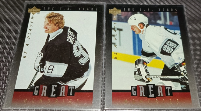 1995-96 Upper Deck Be a Player - Great Memories Wayne Gretzk