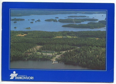 Kuopio Nilsiä Tahkovuori ilmakuva, kulkenut 1988